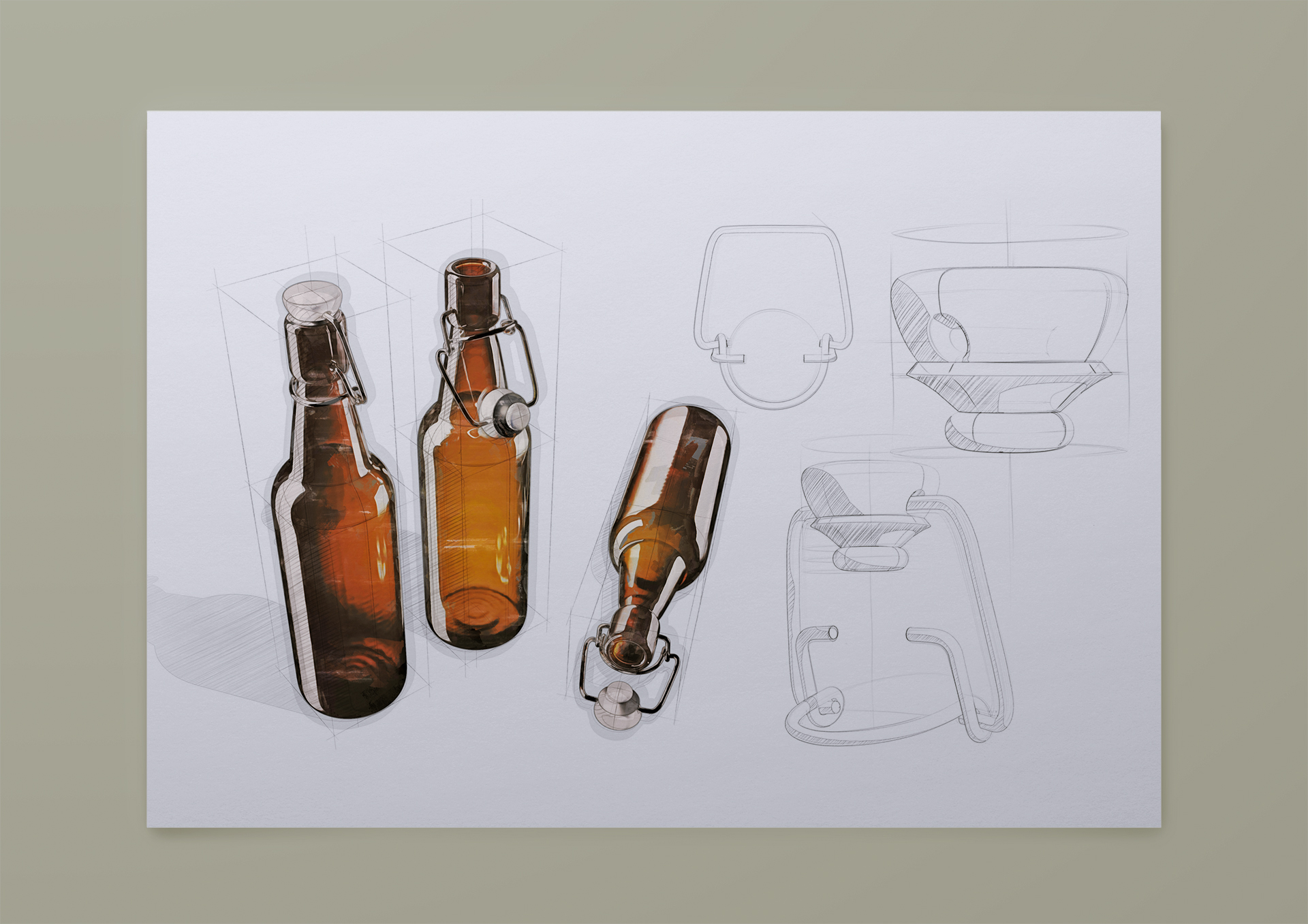 “Sketch-2021,Portfolio,Bierflasche“
